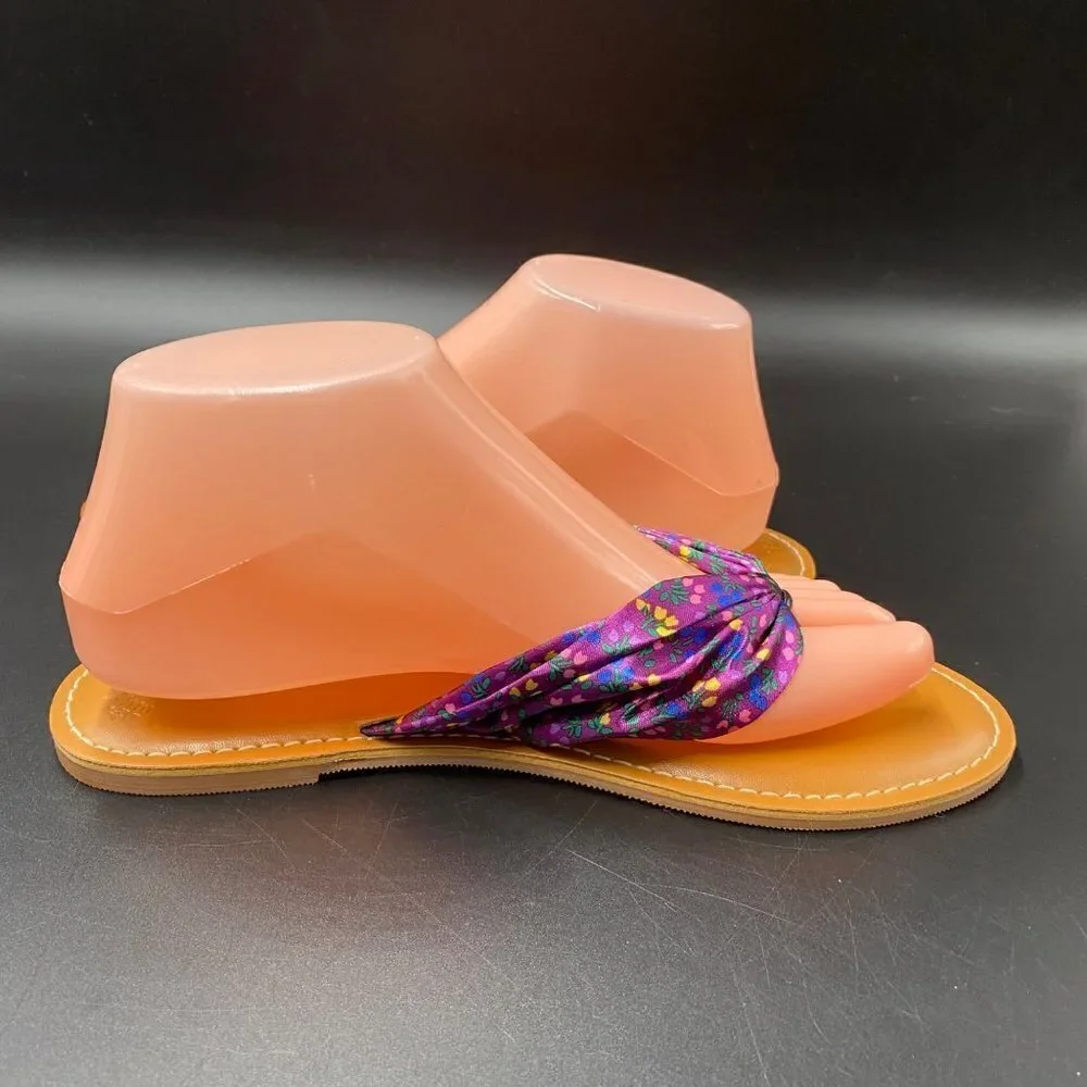 Matilda Jane Flip Flop Sandals Purple Size 8